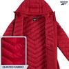 image:imageReebok Womens Puffer Jacket  Midweight Quilted Puffer Jacket with Hood  Sleek Silhouette Layers Over Jeans or Leggings WindResistant Shell for Commutes and Weekend HikesVector Red Glow