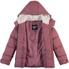 image:imageReebok Womens Puffer Jacket Heavyweight Puffer Coat with Faux Fur Trim Hood  Plush Quilted Insulation for Harsh Weather Stylish Silhouette for Snowstorms or Chilly Walks Snug Everyday WearPink Haze