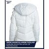 image:imageReebok Womens Puffer Jacket Heavyweight Puffer Coat with Faux Fur Trim Hood  Plush Quilted Insulation for Harsh Weather Stylish Silhouette for Snowstorms or Chilly Walks Snug Everyday WearWinter White