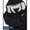 image:imageReebok Womens Puffer Jacket Heavyweight Puffer Coat with Faux Fur Trim Hood  Plush Quilted Insulation for Harsh Weather Stylish Silhouette for Snowstorms or Chilly Walks Snug Everyday WearClassic Black