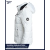 image:imageReebok Womens Puffer Jacket Heavyweight Puffer Coat with Faux Fur Trim Hood  Plush Quilted Insulation for Harsh Weather Stylish Silhouette for Snowstorms or Chilly Walks Snug Everyday WearWinter White