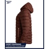 image:imageReebok Womens Puffer Jacket Insulated Quilted Bubble Puffer Coat for Women  ZipUp Bubble Silhouette Packs Into a Bag for Travel Side Pockets Secure Essentials Easy Chill Coverage on ErrandsCognac
