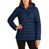 image:imageReebok Womens Puffer Jacket Insulated Quilted Bubble Puffer Coat for Women  ZipUp Bubble Silhouette Packs Into a Bag for Travel Side Pockets Secure Essentials Easy Chill Coverage on ErrandsNavy