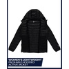 image:imageReebok Womens Puffer Jacket Insulated Quilted Bubble Puffer Coat for Women  ZipUp Bubble Silhouette Packs Into a Bag for Travel Side Pockets Secure Essentials Easy Chill Coverage on ErrandsBlack Ink