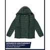 image:imageReebok Womens Puffer Jacket Insulated Quilted Bubble Puffer Coat for Women  ZipUp Bubble Silhouette Packs Into a Bag for Travel Side Pockets Secure Essentials Easy Chill Coverage on ErrandsHunter Green