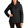 image:imageReebok Womens Puffer Jacket Insulated Quilted Bubble Puffer Coat for Women  ZipUp Bubble Silhouette Packs Into a Bag for Travel Side Pockets Secure Essentials Easy Chill Coverage on ErrandsBlack Ink