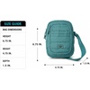 image:imageReebok Womens Quilted Nylon Crossbody Bag Lightweight Cell Phone Purse  Adjustable Comfort Strap Zippered Pockets for Cards Cash amp Keys Roomy or Mini Sizes Work Sports amp TravelAndrea Green