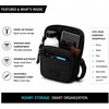 image:imageReebok Womens Quilted Nylon Crossbody Bag Lightweight Cell Phone Purse  Adjustable Comfort Strap Zippered Pockets for Cards Cash amp Keys Roomy or Mini Sizes Work Sports amp TravelDance Black