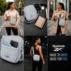 image:imageReebok Womens Quilted Nylon Crossbody Bag Lightweight Cell Phone Purse  Adjustable Comfort Strap Zippered Pockets for Cards Cash amp Keys Roomy or Mini Sizes Work Sports amp TravelDance Boho Sage