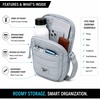 image:imageReebok Womens Quilted Nylon Crossbody Bag Lightweight Cell Phone Purse  Adjustable Comfort Strap Zippered Pockets for Cards Cash amp Keys Roomy or Mini Sizes Work Sports amp TravelDance Boho Sage