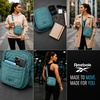 image:imageReebok Womens Quilted Nylon Crossbody Bag Lightweight Cell Phone Purse  Adjustable Comfort Strap Zippered Pockets for Cards Cash amp Keys Roomy or Mini Sizes Work Sports amp TravelAndrea Green