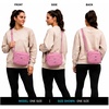 image:imageReebok Womens Quilted Nylon Crossbody Bag Lightweight Cell Phone Purse  Adjustable Comfort Strap Zippered Pockets for Cards Cash amp Keys Roomy or Mini Sizes Work Sports amp TravelDance Mauve Orchid