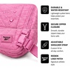 image:imageReebok Womens Quilted Nylon Crossbody Bag Lightweight Cell Phone Purse  Adjustable Comfort Strap Zippered Pockets for Cards Cash amp Keys Roomy or Mini Sizes Work Sports amp TravelDance Mauve Orchid