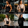 image:imageReebok Womens Quilted Nylon Crossbody Bag Lightweight Cell Phone Purse  Adjustable Comfort Strap Zippered Pockets for Cards Cash amp Keys Roomy or Mini Sizes Work Sports amp TravelAndrea Black