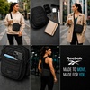 image:imageReebok Womens Quilted Nylon Crossbody Bag Lightweight Cell Phone Purse  Adjustable Comfort Strap Zippered Pockets for Cards Cash amp Keys Roomy or Mini Sizes Work Sports amp TravelAndrea Black