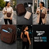 image:imageReebok Womens Quilted Nylon Crossbody Bag Lightweight Cell Phone Purse  Adjustable Comfort Strap Zippered Pockets for Cards Cash amp Keys Roomy or Mini Sizes Work Sports amp TravelAndrea Brown