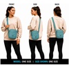 image:imageReebok Womens Quilted Nylon Crossbody Bag Lightweight Cell Phone Purse  Adjustable Comfort Strap Zippered Pockets for Cards Cash amp Keys Roomy or Mini Sizes Work Sports amp TravelAndrea Green