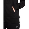 image:imageReebok Womens Rhinestone Fullzip Hoodie Standard Fit Midweight Cottonpoly FabricBlack
