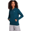 image:imageReebok Womens Rhinestone Fullzip Hoodie Standard Fit Midweight Cottonpoly FabricRetro Teal