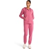 image:imageReebok Womens Rhinestone Fullzip Hoodie Standard Fit Midweight Cottonpoly FabricStudio Pink