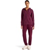image:imageReebok Womens Rhinestone Jogger Standard Fit 30 Inseam Midweight CottonPoly FabricBlack Cherry