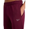 image:imageReebok Womens Rhinestone Jogger Standard Fit 30 Inseam Midweight CottonPoly FabricBlack Cherry