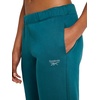image:imageReebok Womens Rhinestone Jogger Standard Fit 30 Inseam Midweight CottonPoly FabricRetro Teal