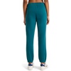image:imageReebok Womens Rhinestone Jogger Standard Fit 30 Inseam Midweight CottonPoly FabricRetro Teal