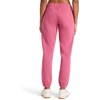 image:imageReebok Womens Rhinestone Jogger Standard Fit 30 Inseam Midweight CottonPoly FabricStudio Pink