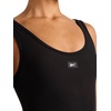 image:imageReebok Womens Ribbed Bodysuit Slim Fit Lightweight Stretch Poly Performance Fabric MoistureWicking Purple Rave XSmallBlack