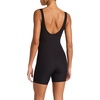 image:imageReebok Womens Ribbed Bodysuit Slim Fit Lightweight Stretch Poly Performance Fabric MoistureWicking Purple Rave XSmallBlack