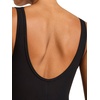 image:imageReebok Womens Ribbed Bodysuit Slim Fit Lightweight Stretch Poly Performance Fabric MoistureWicking Purple Rave XSmallBlack