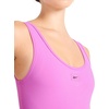 image:imageReebok Womens Ribbed Bodysuit Slim Fit Lightweight Stretch Poly Performance Fabric MoistureWicking Purple Rave XSmallPurple Rave