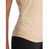 image:imageReebok Womens Ruched Short Sleeve Crewneck TShirtHumus