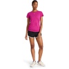 image:imageReebok Womens Ruched Short Sleeve Crewneck TShirtWild Aster