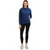 image:imageReebok Womens Satin Applique Graphic Hooded SweatshirtBlue Winged Teal Heather