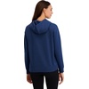 image:imageReebok Womens Satin Applique Graphic Hooded SweatshirtBlue Winged Teal Heather