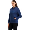image:imageReebok Womens Satin Applique Graphic Hooded SweatshirtBlue Winged Teal Heather
