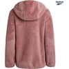 image:imageReebok Womens Sherpa Fleece Jacket ZipUp Hooded Winter Coat for Women  Plush Cozy Sherpa Fur Teddy Coat Texture for Warmth Soft Sherpa Jacket Womens Outerwear Versatile for Errands Weekends GymDusty Rose Pink