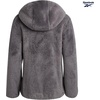 image:imageReebok Womens Sherpa Fleece Jacket ZipUp Hooded Winter Coat for Women  Plush Cozy Sherpa Fur Teddy Coat Texture for Warmth Soft Sherpa Jacket Womens Outerwear Versatile for Errands Weekends GymMed Grey Slate