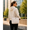 image:imageReebok Womens Small Crossbody Bag Lightweight Nylon Purse Adjustable Strap  Quilted Washed Fabric Roomy Interior with Handy Pockets Wear Over Shoulder or Across Body Great for Daily TravelDove Pumice Stone