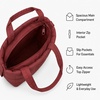 image:imageReebok Womens Small Crossbody Bag Lightweight Nylon Purse Adjustable Strap  Quilted Washed Fabric Roomy Interior with Handy Pockets Wear Over Shoulder or Across Body Great for Daily TravelDove Withered Rose