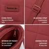 image:imageReebok Womens Small Crossbody Bag Lightweight Nylon Purse Adjustable Strap  Quilted Washed Fabric Roomy Interior with Handy Pockets Wear Over Shoulder or Across Body Great for Daily TravelDove Withered Rose