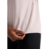 image:imageReebok Womens Small Logo Short Sleeve Crewneck TShirt Lightweight Moisture WickingAshes of Rose  Align Interlock