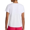 image:imageReebok Womens Small Logo Short Sleeve Crewneck TShirt Lightweight Moisture WickingStark White  Align Interlock