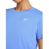 image:imageReebok Womens Small Logo Short Sleeve Crewneck TShirt Lightweight Moisture WickingUltramarine  Align Interlock