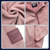 image:imageReebok Womens Softshell Jacket Water amp Windproof Fleece Lined Hooded Coat  Breathable Stretch Shell Moves with You Zippered Pockets Keep Keys Secure Versatile for Gym Running and Trail DaysDusty Rose