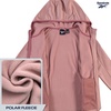 image:imageReebok Womens Softshell Jacket Water amp Windproof Fleece Lined Hooded Coat  Breathable Stretch Shell Moves with You Zippered Pockets Keep Keys Secure Versatile for Gym Running and Trail DaysDusty Rose