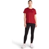 image:imageReebok Womens Stretch Mesh Short Sleeve Crewneck TShirtRetro Red