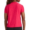 image:imageReebok Womens Tech Short Sleeve Crewneck TShirt Standard Fit Lightweight Stretch Heathered Poly FabricLove Potion Heather
